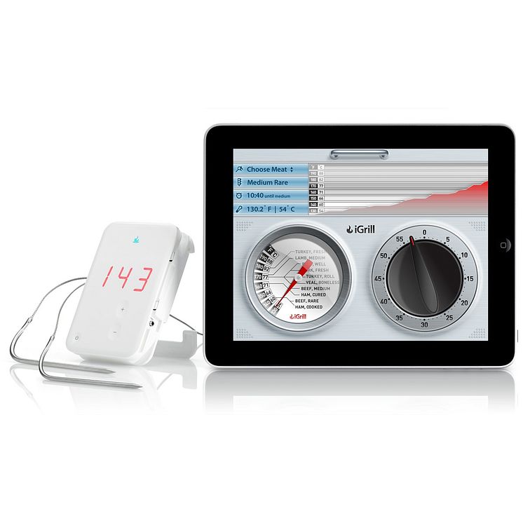 Oplev det unikke grill- og stegetermometer til iPhone, iPad, iPod Touch og Android.