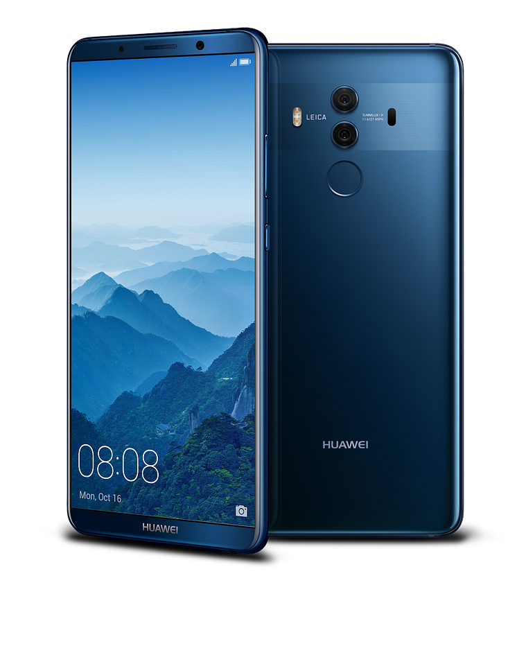 Mate 10 Pro_Blue Front and Back