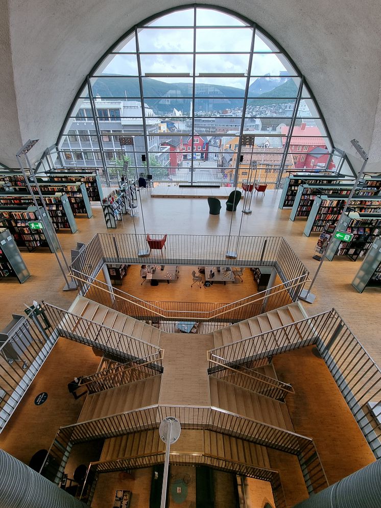 Tromsø Library_interior and view_Photo Visit Tromsø
