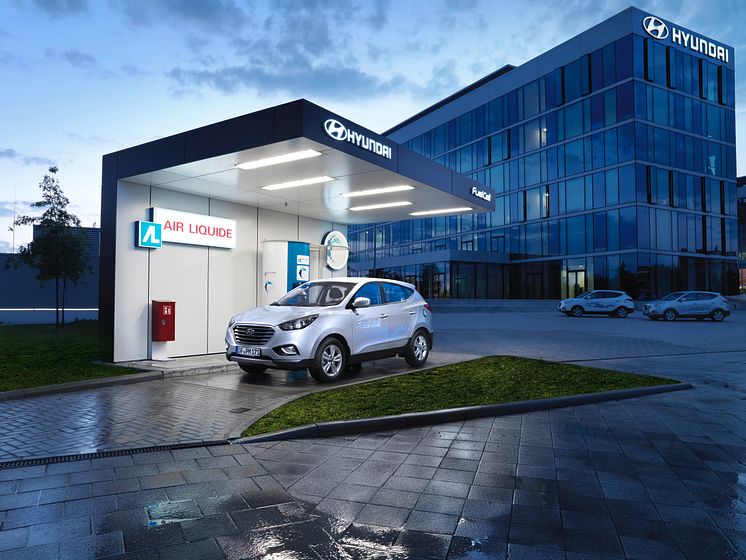Hyundais nye hydrogenstasjon