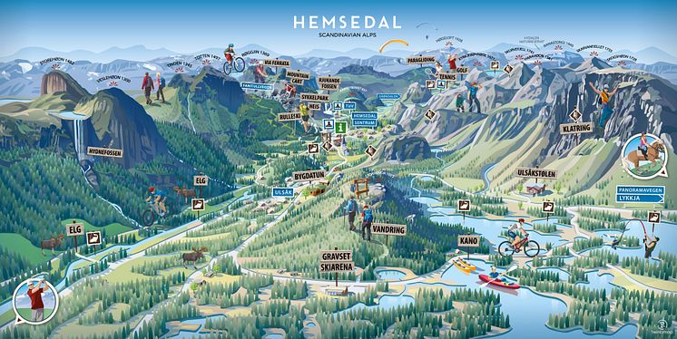 Hemsedal sommarkarta 2023