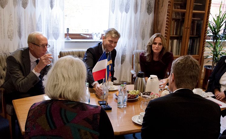 Ambassadör Jean-Pierre Lacroix  vid besöket i Stadshuset i Borås. Foto: Charlotte Ohlsson
