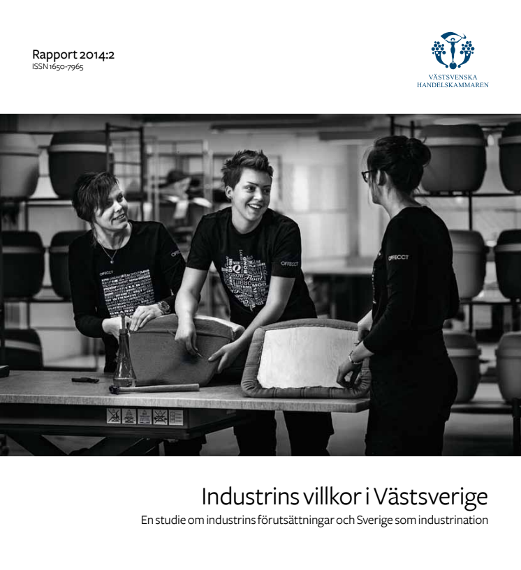 Rapport: Industrins villkor i Västsverige