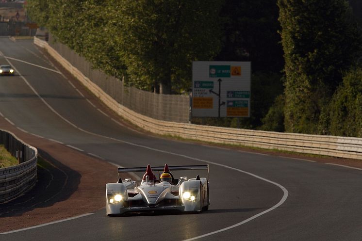 Frank Biela in the 2006 Le Mans winning Audi R10 TDI