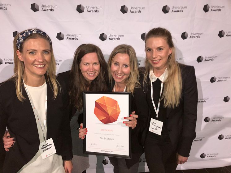 Nordic Choice Hotels er turistindustriuens mest populære arbeidssplass. FOTO: Nordic Choice Hotels