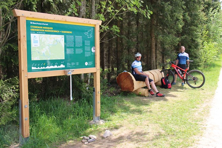 10. Checkpoint SMQ am Oberbecken Markersbach und Radabstellmöglichkeit_Foto TVE