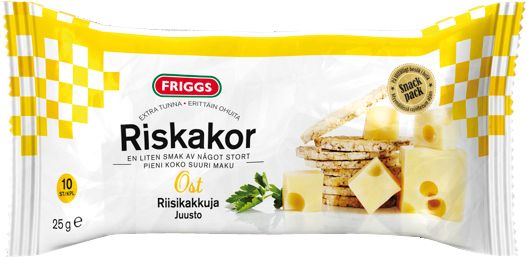 Friggs riskakor Snackpack  Ost