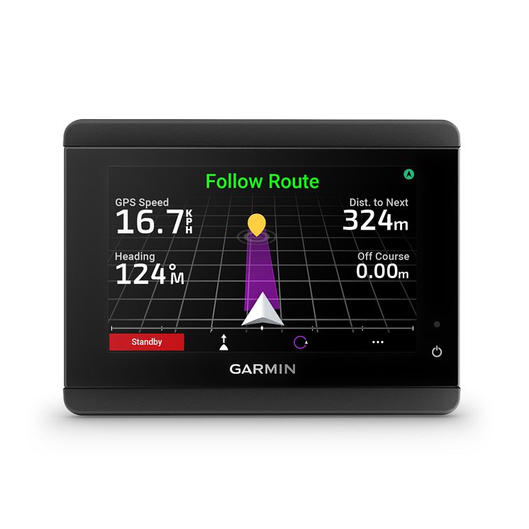 Garmin_GHC50_Autopilotenanzeige Routenverfolgung (c) Garmin Deutschland GmbH