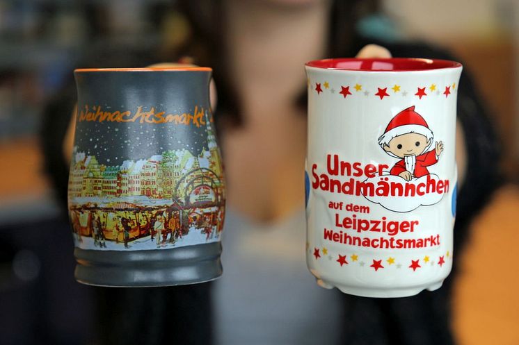 Die diesjährigen Leipziger Weihnachtsmarkttassen 