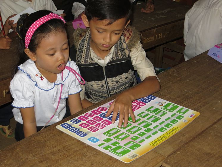 Svay Thum Primary School i Svay Chrumdistriktet i Kambodja 