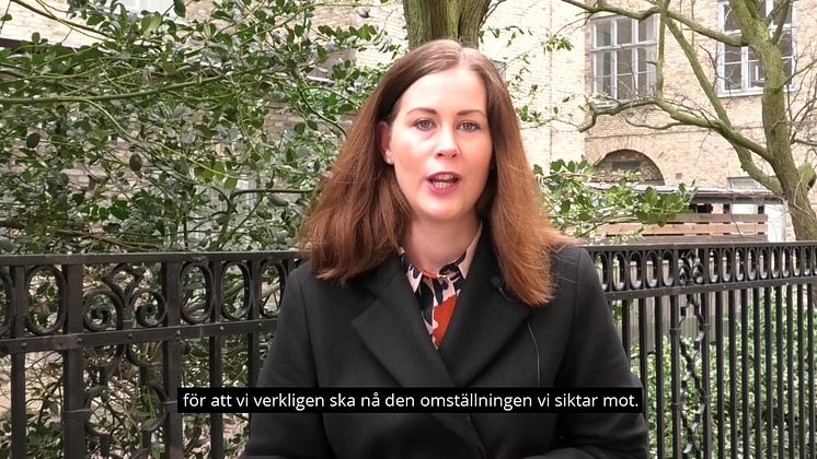 Emmyly Bönfors (C) om stadens nya miljö- och klimatprogram