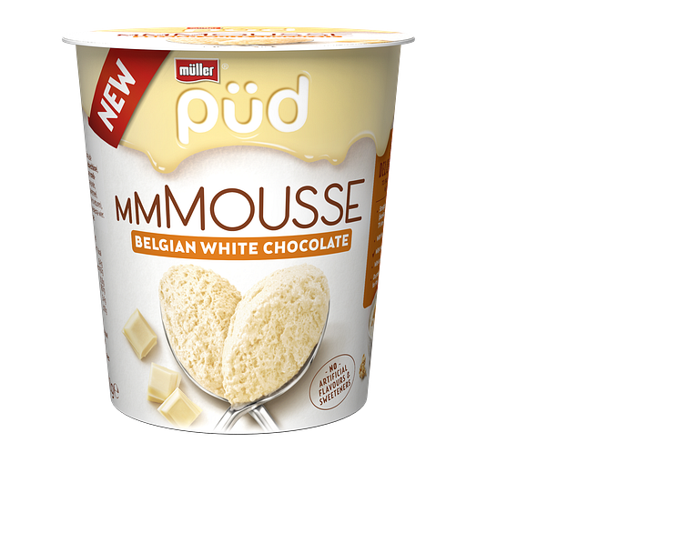 Müller Püd mmMousse Belgian white chocolate