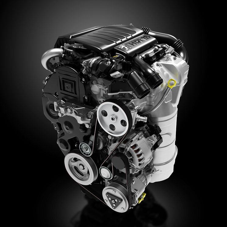 Peugeot leder loppet mot låga koldioxidutsläpp - Peugeots 1,6-liters HDi-motor