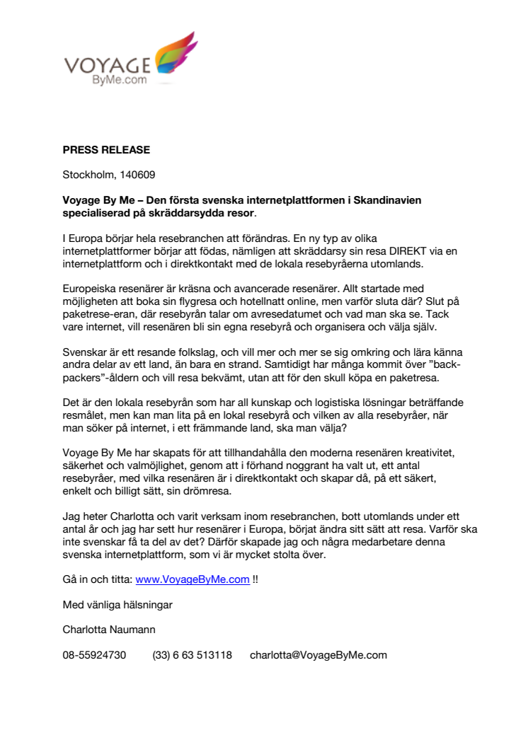 Skräddarsy resor online.