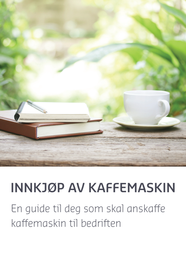 Guide til innkjøp av kaffemaskin
