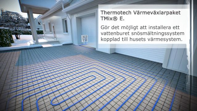 Thermotech GEOSystem - system för snösmältning och markvärme