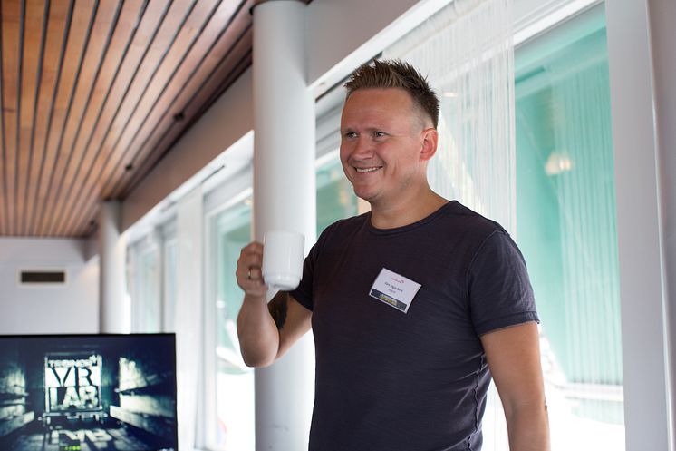 Kåre Vegar Sund i Trainor har stor tro på VR i sikkerhetsopplæring. Foto: Trainor AS