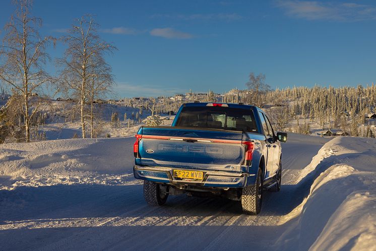 Ford F-150 Lightning Norge vinter 2023