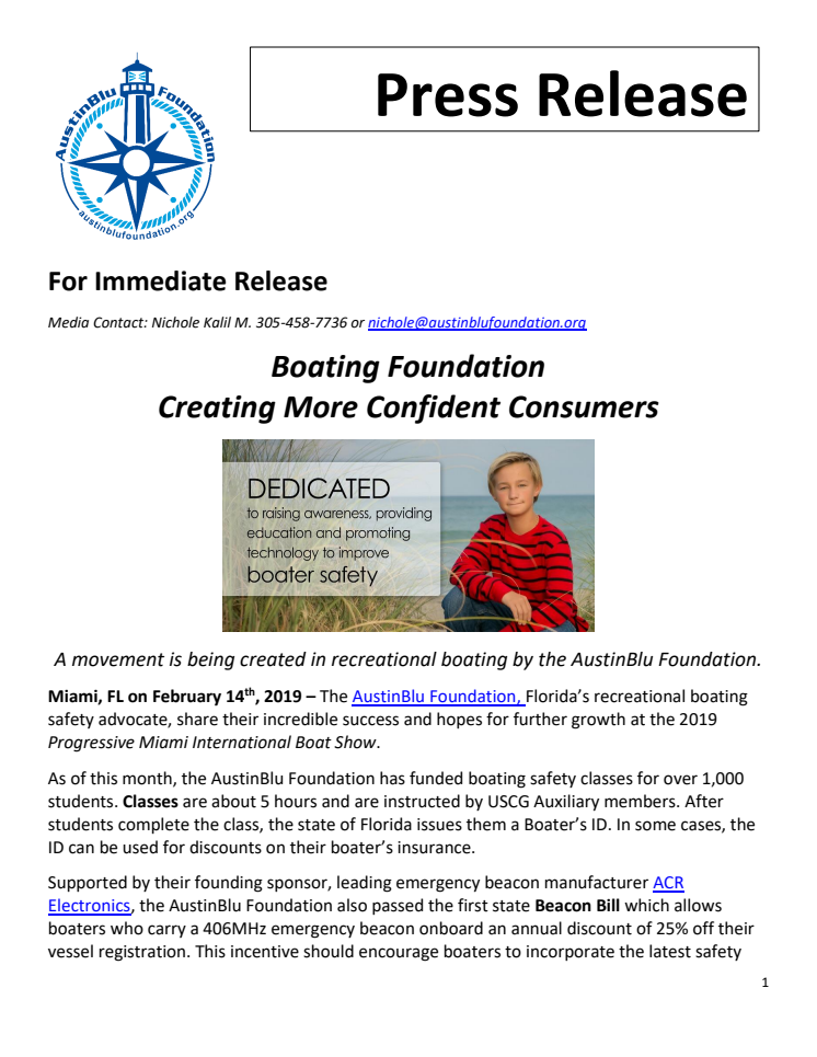 Boating Foundation Creating More Confident Consumers