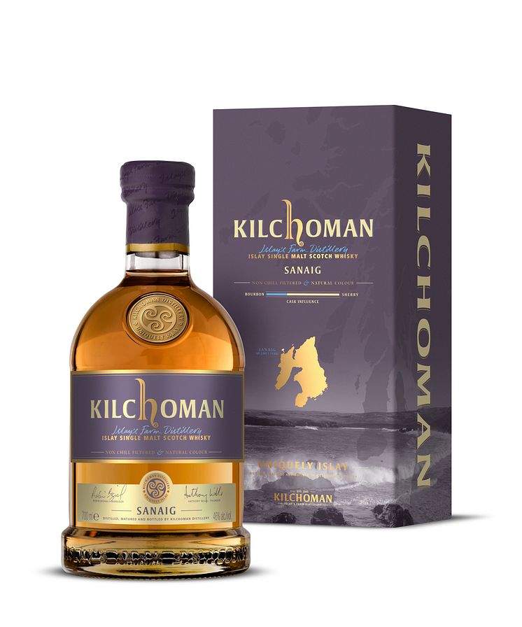 Kilchoman Sanaig Box + Bottle
