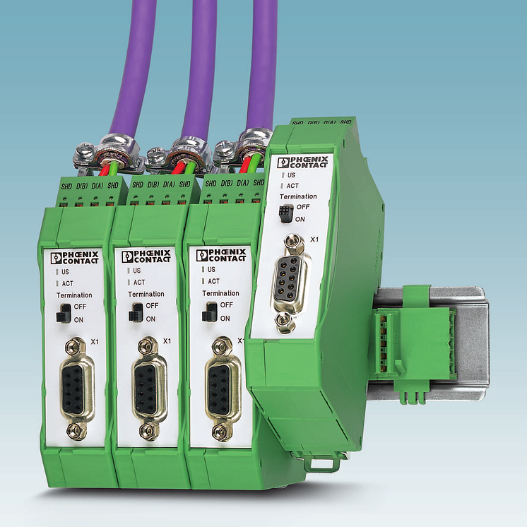 Aktiv endemotstand for Profibus-nettverk