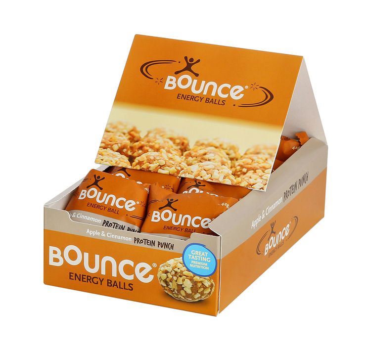 Bounce balls eple & kanel borddisplay