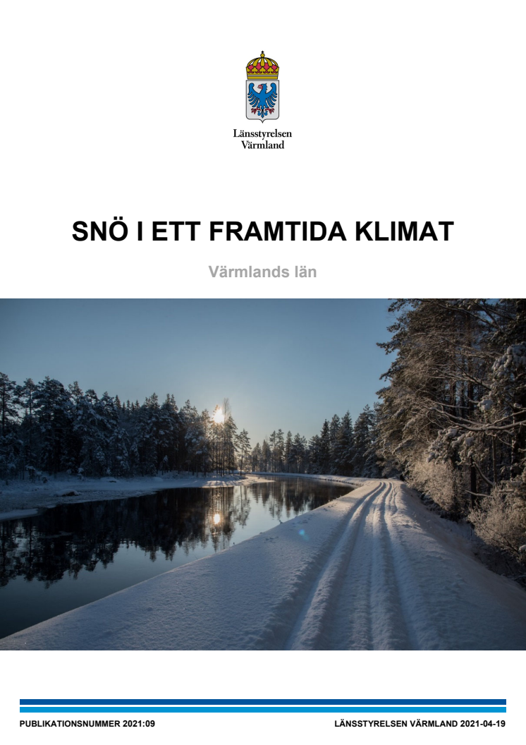 Rapport Snö i framtida klimat: Värmlands län