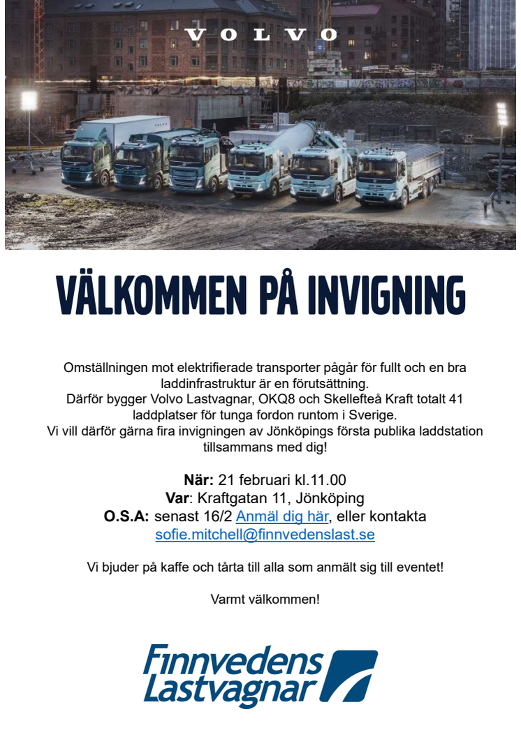 Välkommen på invigning