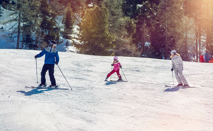 Familien-Ski-Urlaub in Grächen