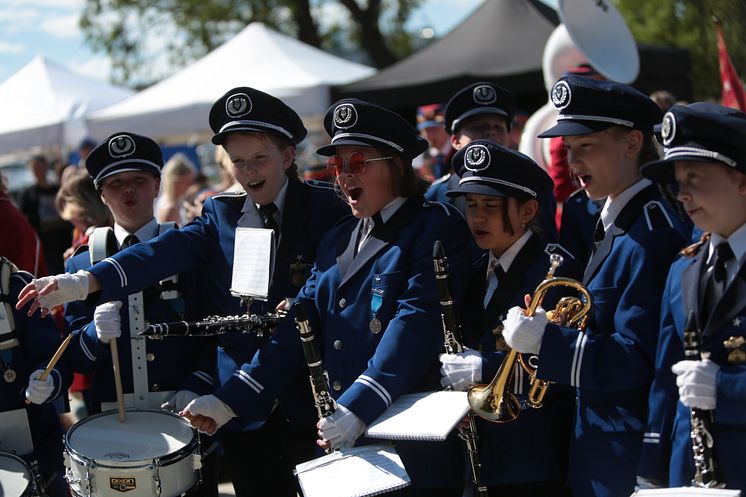 Ungdom har det bra på korpsfest i Oslo 