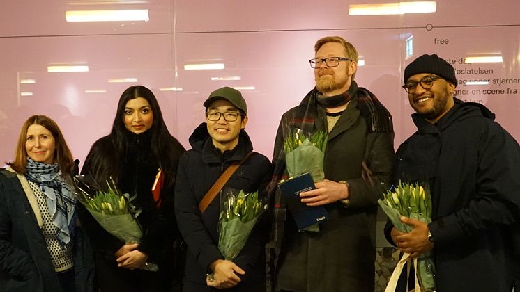 Heidi Marie Kriznik, Sarah Zahid, Brynjulf Jung Tjønn, Geir Halnes og Omar Samy Gamal