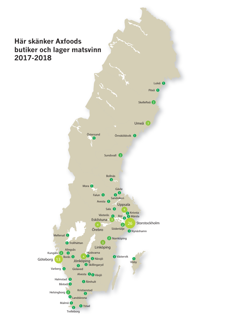 Axfoods svinnkarta 2017