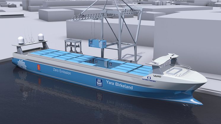 High res image - Kongsberg Maritime - Yara - Vard