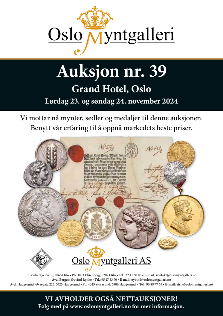 Auksjon nummer 39 