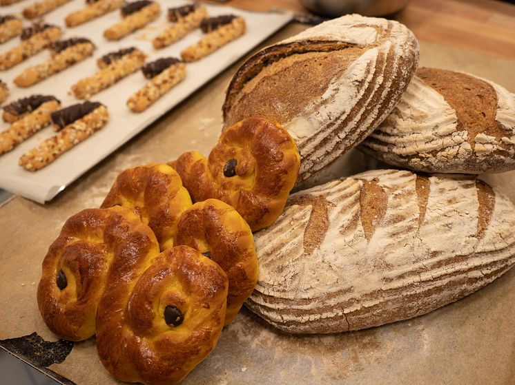 Bröd på Fjällkonditoriet i Lofsdalen