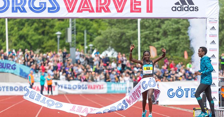 Viola Jepchumba - banrekord i GöteborgsVarvet 