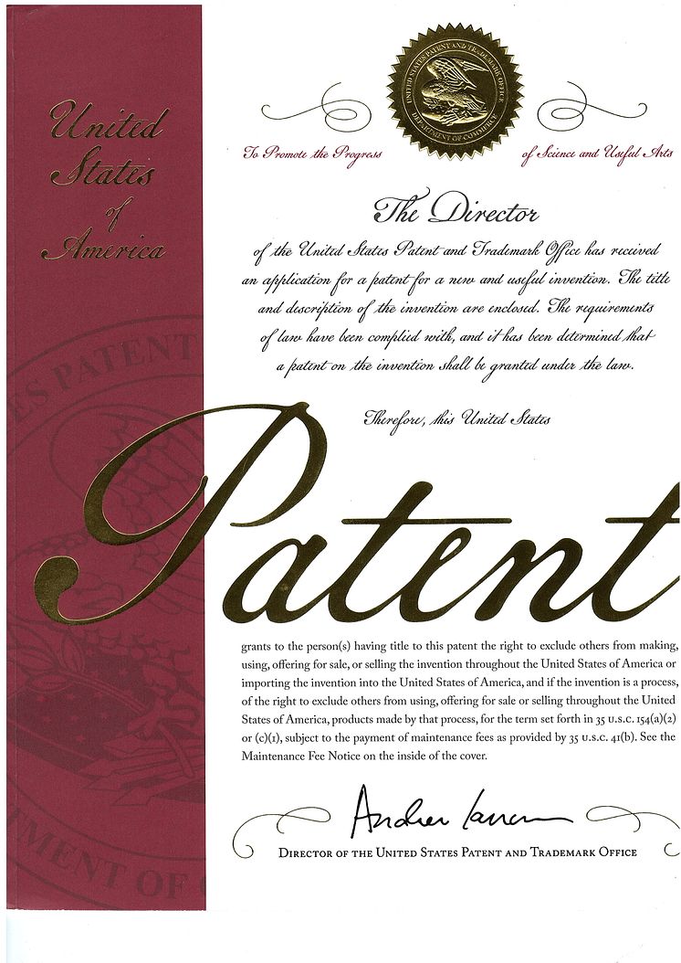 US Patent diploma.JPG