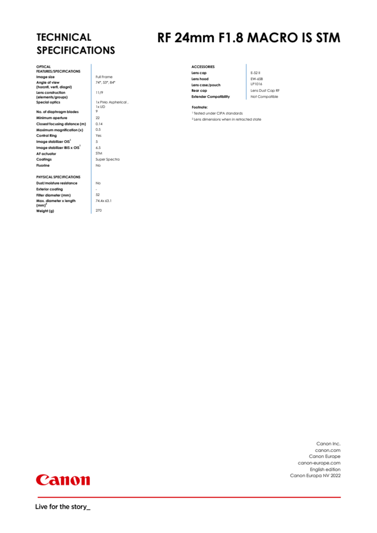 Canon Teknisk specifikation RF 24mm F1.8 MACRO IS STM.pdf