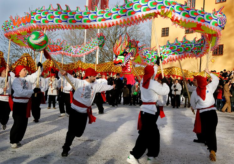 Kinesiskt nyår, drakdans