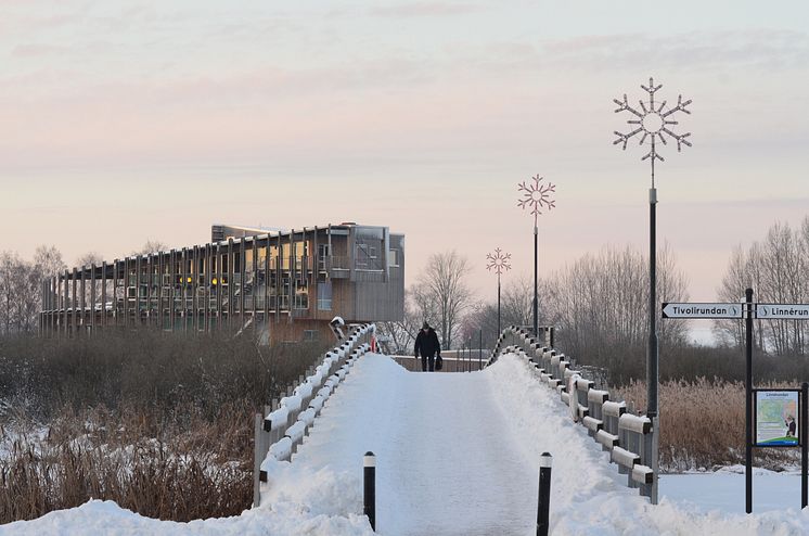 Naturum Visitor Centre in wintertime