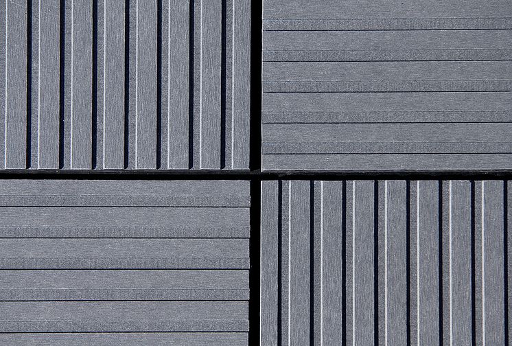 Cembrit Patina Inline - fasadskiva med 3D-effekt