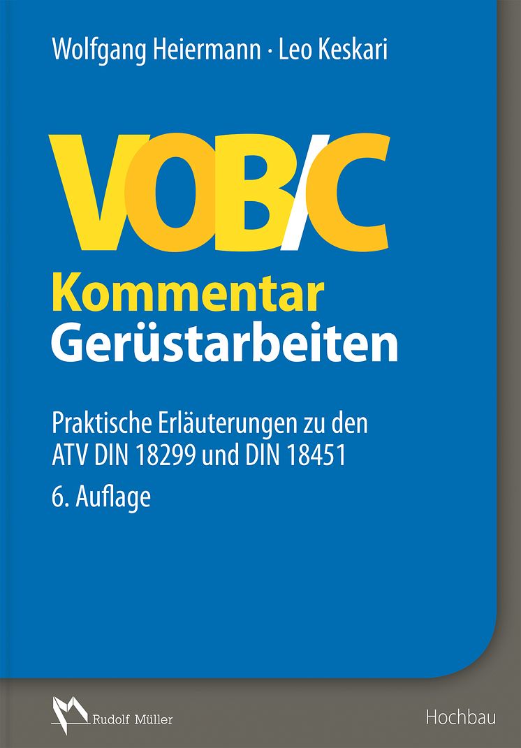 VOB/C Kommentar – Gerüstarbeiten (2D/tif)