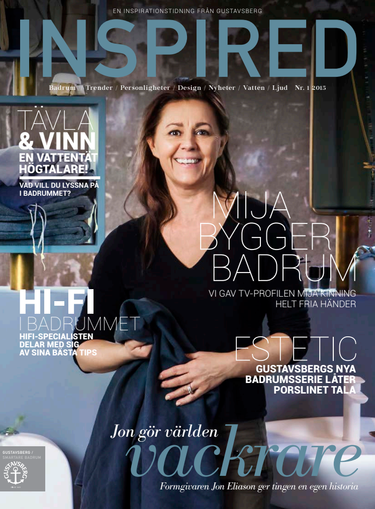 Gustavsberg lanserar nytt magasin - Inspirerar till framtidens badrum
