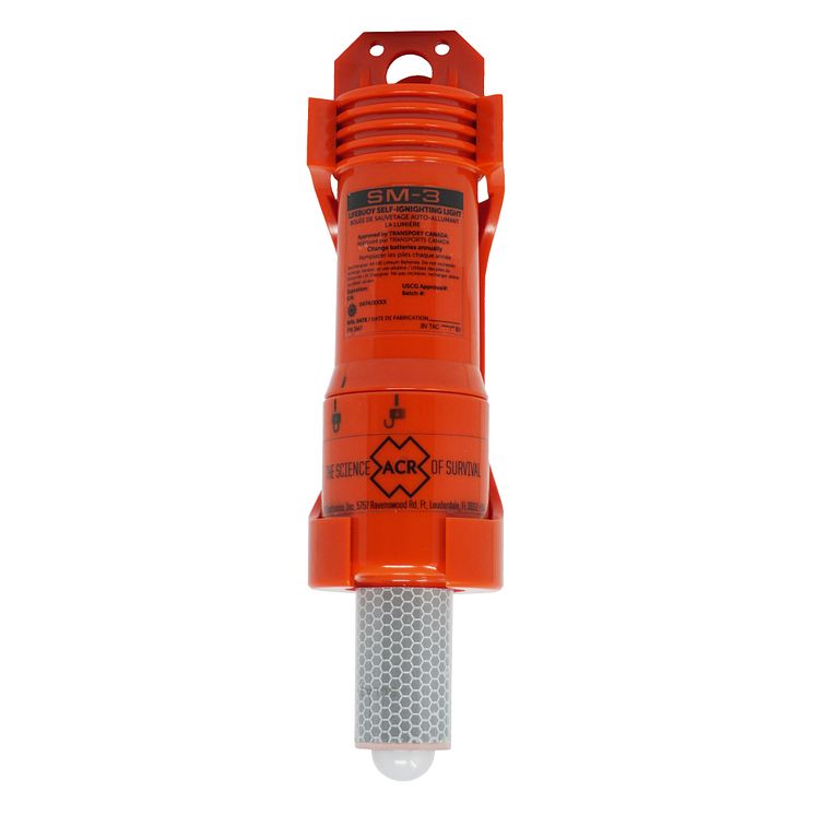 Hi-res image - ACR Electronics - The new ACR Electronics SM-3 Automatic Buoy Marker Light is a compact and durable crew-overboard LED strobe