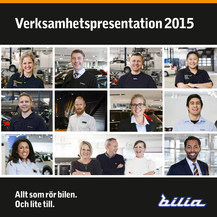 Bilia Verksamhetspresentation 2015
