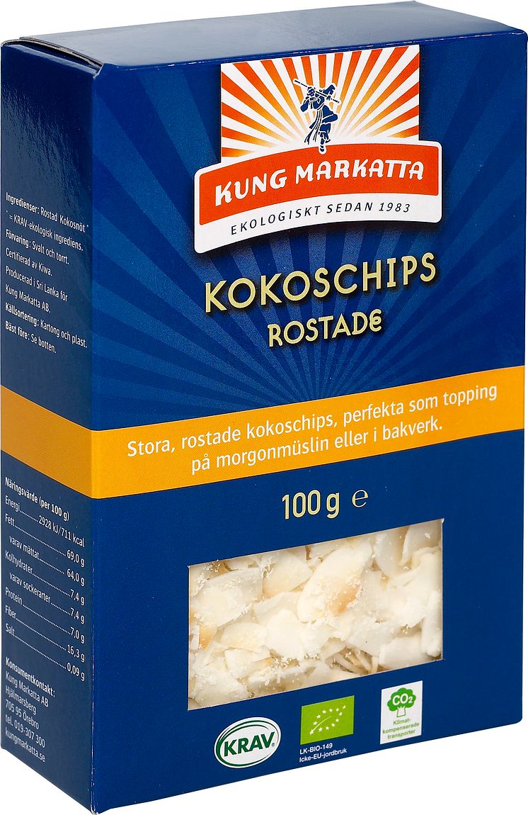 Kung Markatta rostade Kokoschips