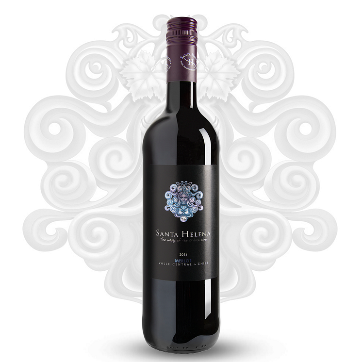 Santa Helena Merlot med logo