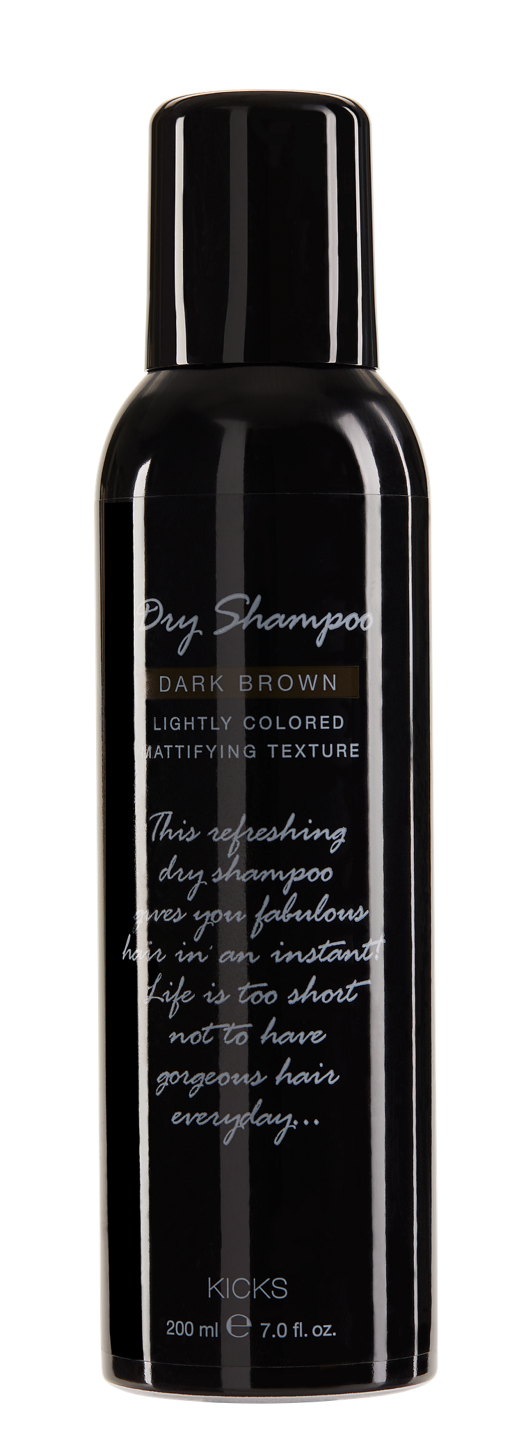 KICKS Dry Shampoo Dark Brown 200ml