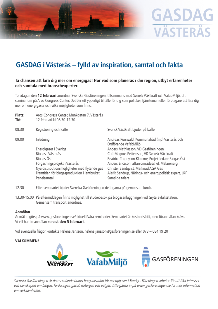 GASDAG Västerås