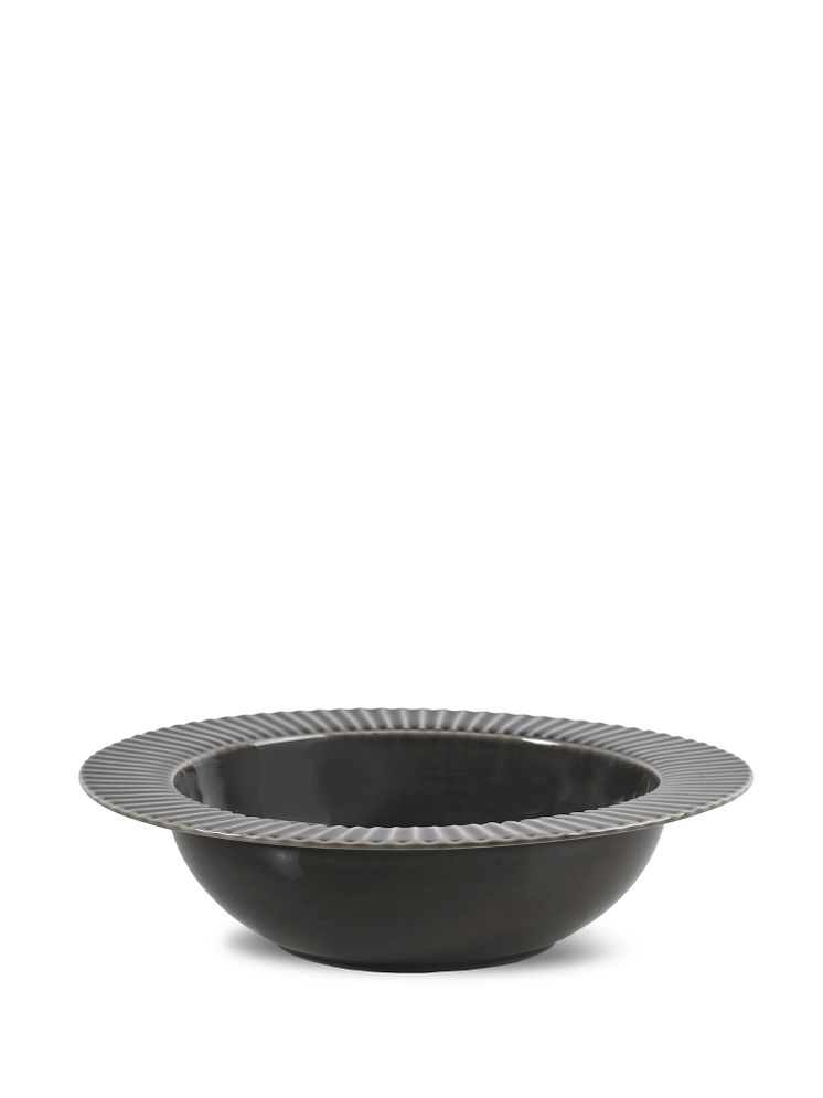 Coffee & More deep plate grey